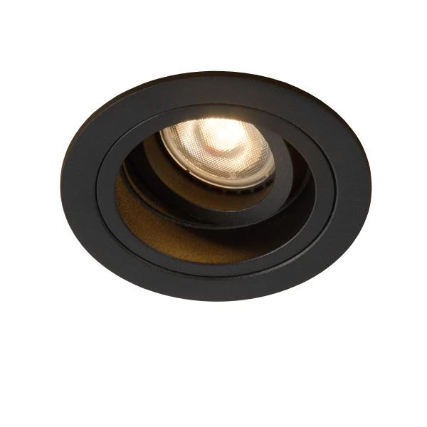 Lucide EMBED - Recessed spotlight - Ø 9,1 cm - 1xGU10 - Black - detail 1